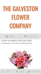 Mobile Screenshot of flowersgalvestontx.com